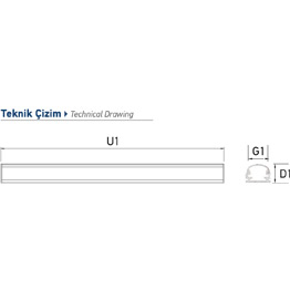 Teknik Çizim Led Bar